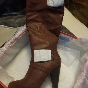 Burgundy Dress Boots